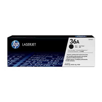 HP 36A Black Original LaserJet Toner Cartridge (CB436A) HP 36A Black Original LaserJet Toner Cartridge (CB436A)